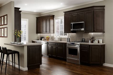 espresso cabinets for kitchen